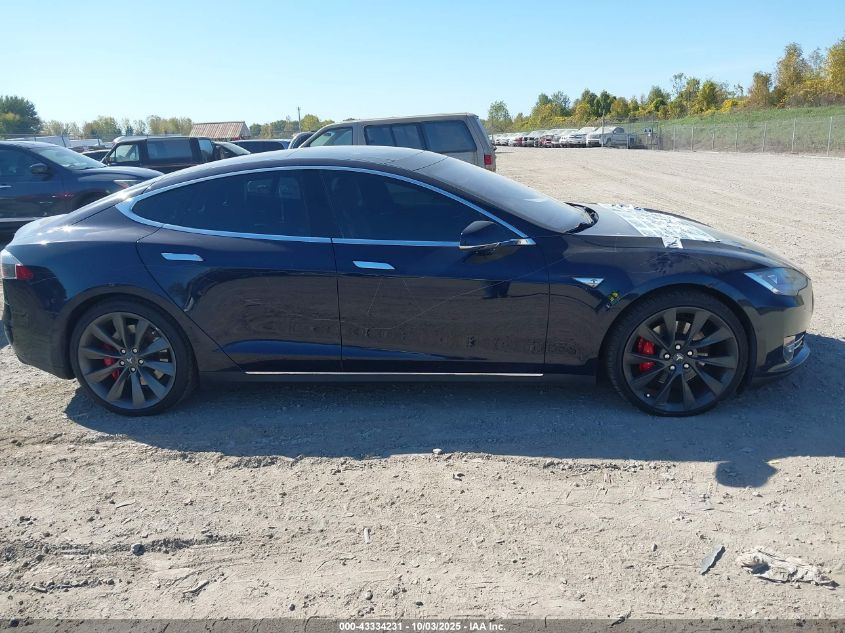 2015 Tesla Model S 70D/85D/P85D VIN: 5YJSA1H24FFP76160 Lot: 43334231