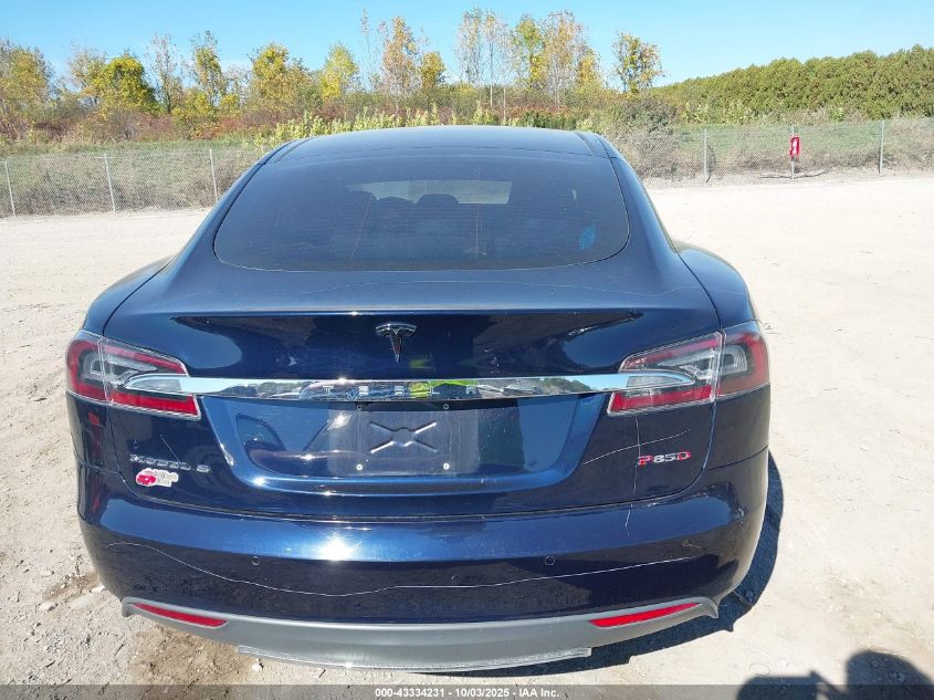 2015 Tesla Model S 70D/85D/P85D VIN: 5YJSA1H24FFP76160 Lot: 43334231