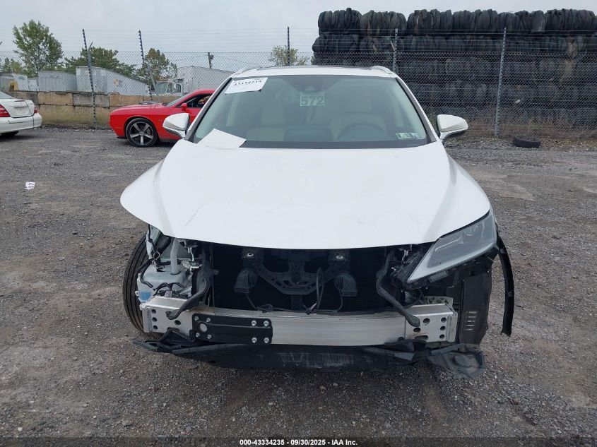 2021 Lexus Rx 350 VIN: 2T2HZMDA5MC277222 Lot: 43334235