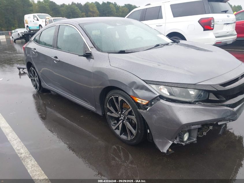 2020 Honda Civic Sport VIN: 2HGFC2F8XLH504809 Lot: 43334246