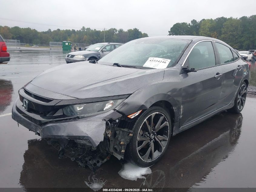 2020 Honda Civic Sport VIN: 2HGFC2F8XLH504809 Lot: 43334246