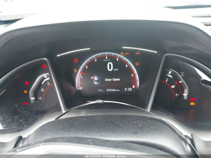 2020 Honda Civic Sport VIN: 2HGFC2F8XLH504809 Lot: 43334246