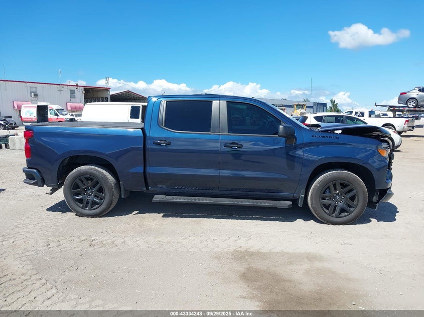 2023 CHEVROLET SILVERADO 1500 2WD  SHORT BED CUSTOM - 3GCPABEKXPG115602