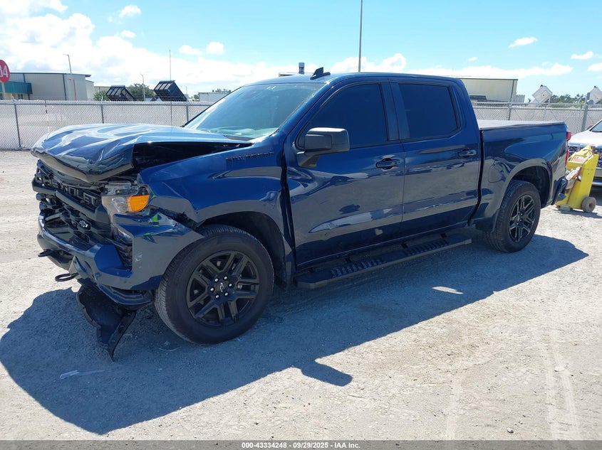 2023 CHEVROLET SILVERADO 1500 2WD  SHORT BED CUSTOM - 3GCPABEKXPG115602