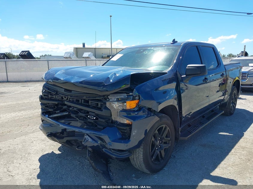 2023 CHEVROLET SILVERADO 1500 2WD  SHORT BED CUSTOM - 3GCPABEKXPG115602