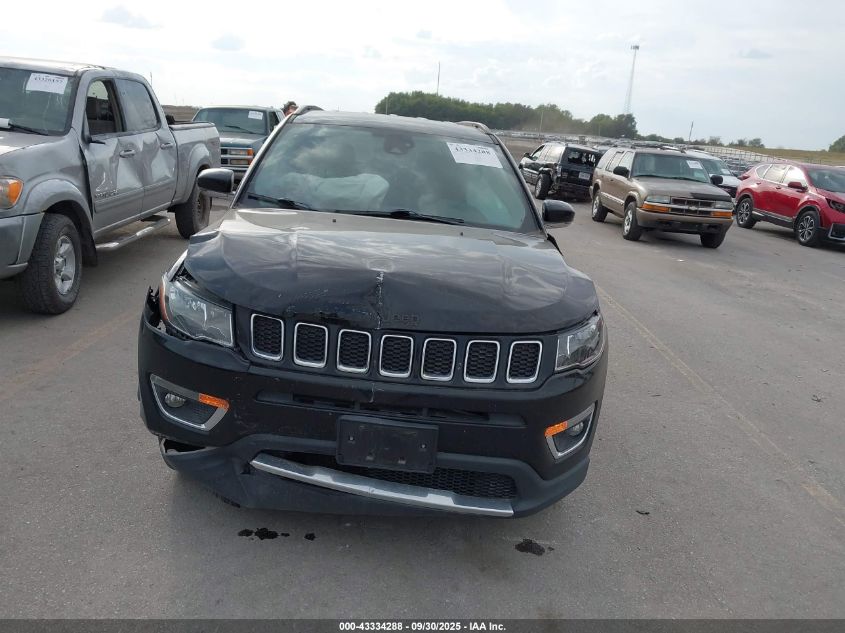 2021 Jeep Compass Limited 4X4 VIN: 3C4NJDCB8MT525646 Lot: 43334288
