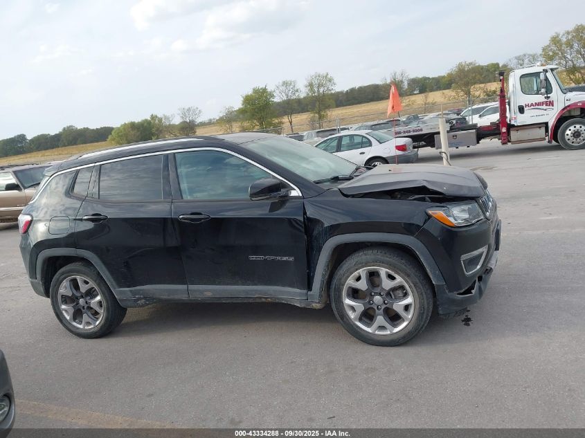 2021 Jeep Compass Limited 4X4 VIN: 3C4NJDCB8MT525646 Lot: 43334288