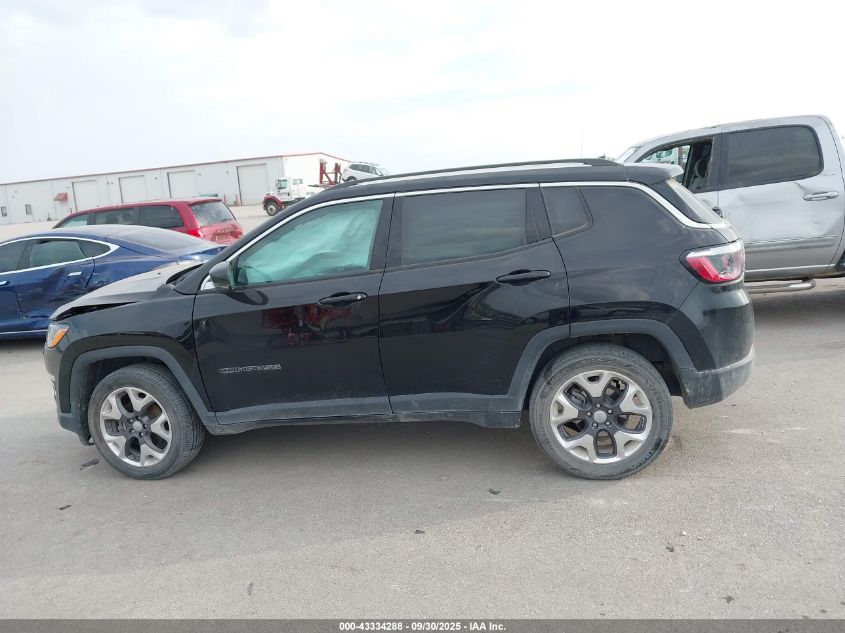 2021 Jeep Compass Limited 4X4 VIN: 3C4NJDCB8MT525646 Lot: 43334288