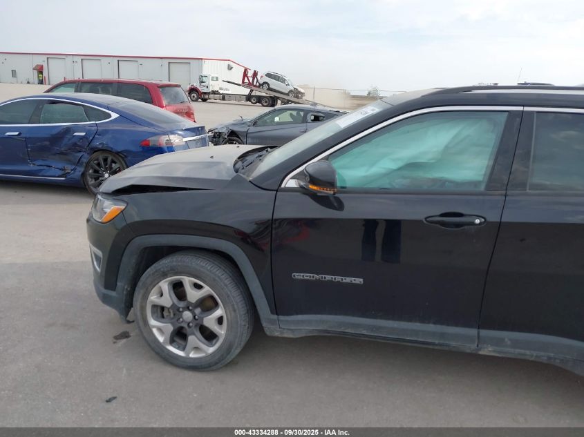 2021 Jeep Compass Limited 4X4 VIN: 3C4NJDCB8MT525646 Lot: 43334288