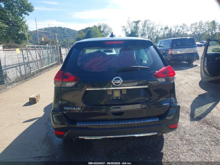 2017 Nissan Rogue S VIN: JN8AT2MVXHW264319 Lot: 43334337