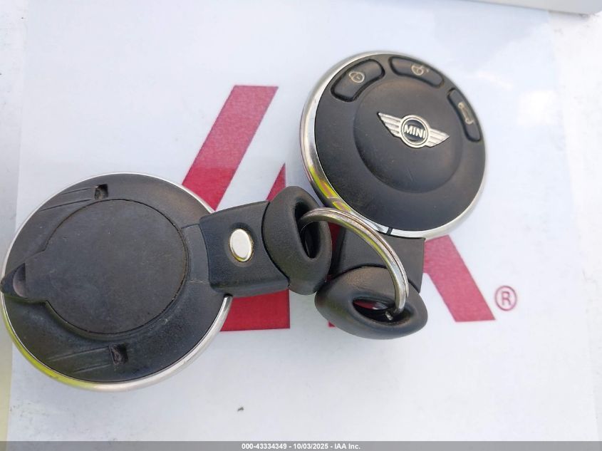 2012 Mini Cooper S VIN: WMWSV3C55CTY26085 Lot: 43334349