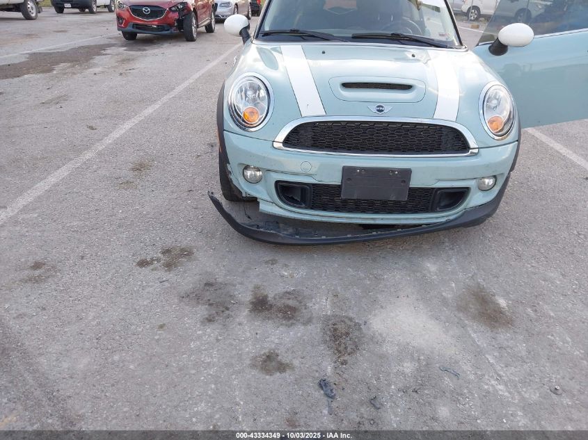 2012 Mini Cooper S VIN: WMWSV3C55CTY26085 Lot: 43334349