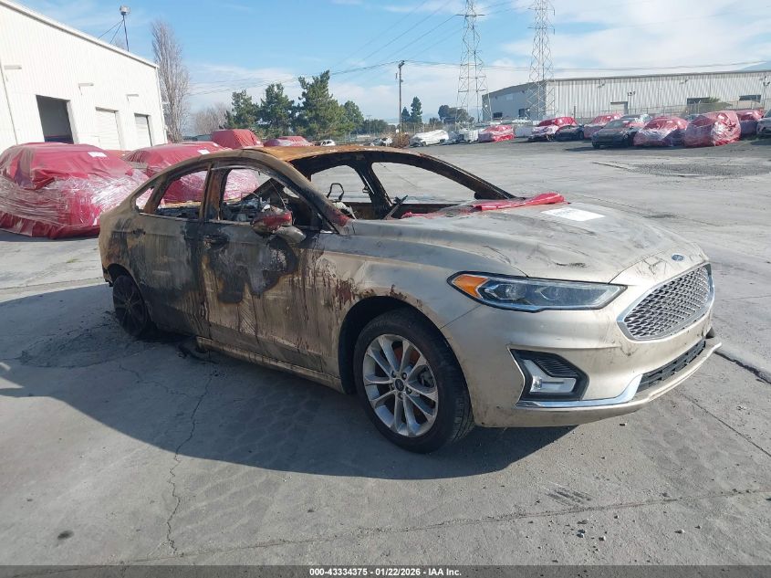 3FA6P0SU1KR216096 2019 Ford Fusion Energi Titanium auction photo 1