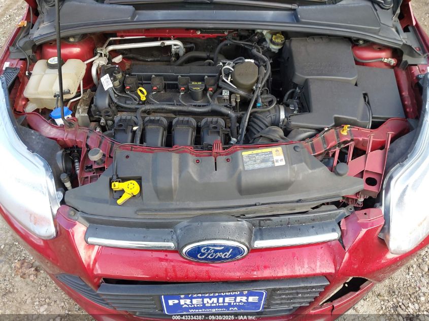 2013 Ford Focus Se VIN: 1FADP3F27DL319185 Lot: 43334387