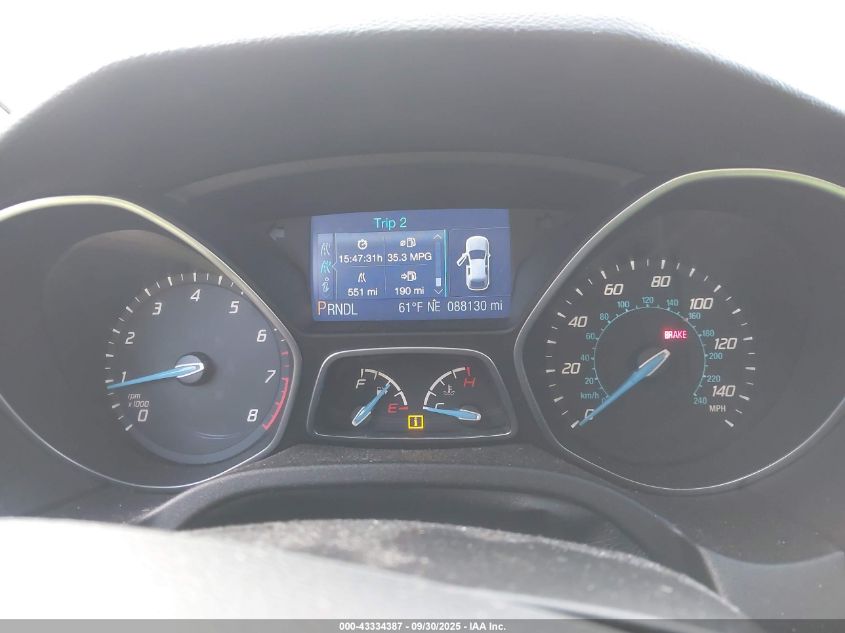 2013 Ford Focus Se VIN: 1FADP3F27DL319185 Lot: 43334387