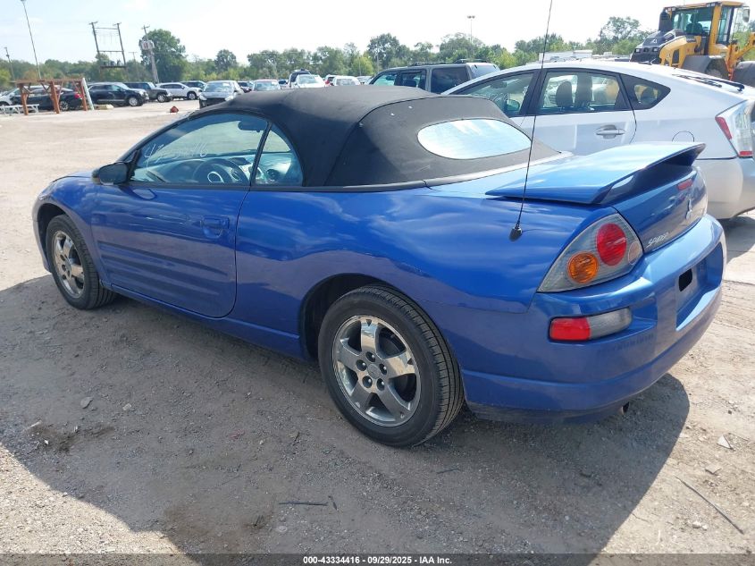 MITSUBISHI ECLIPSE SPYDER 2005 4A3AE45G25E044916 Photo 3