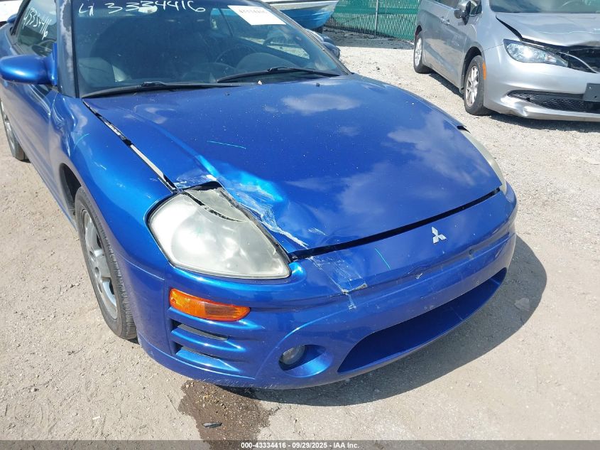 MITSUBISHI ECLIPSE SPYDER 2005 4A3AE45G25E044916 Photo 6