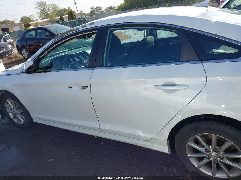 2018 Hyundai Sonata Se VIN: 5NPE24AF4JH619392 Lot: 43334457