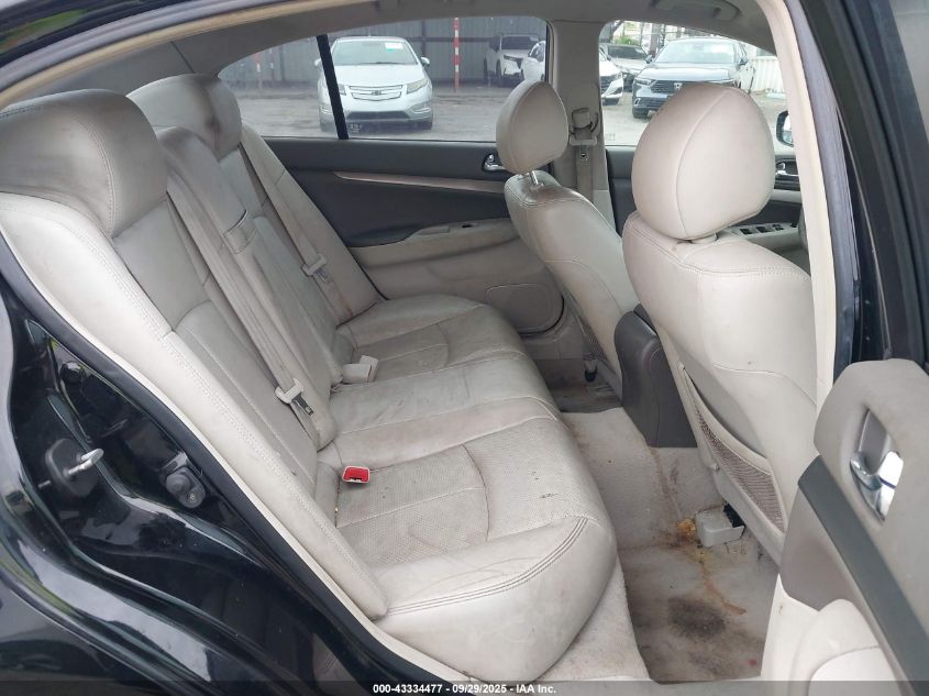2011 Infiniti G25 VIN: JN1DV6AP9BM602945 Lot: 43334477