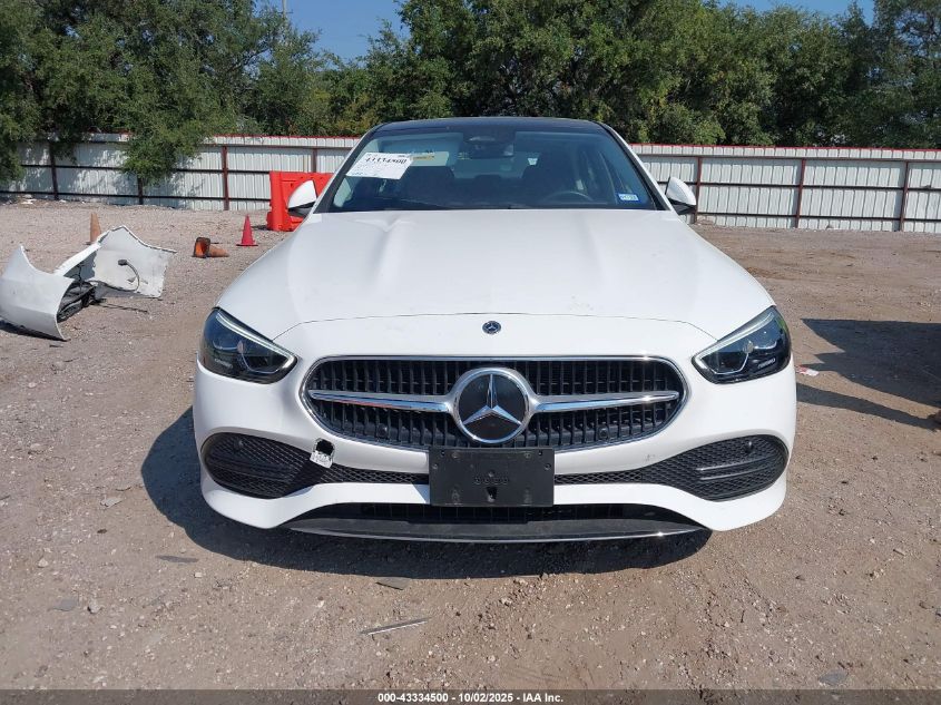 2025 Mercedes-Benz C 300 VIN: W1KAF4GB9SR247331 Lot: 43334500