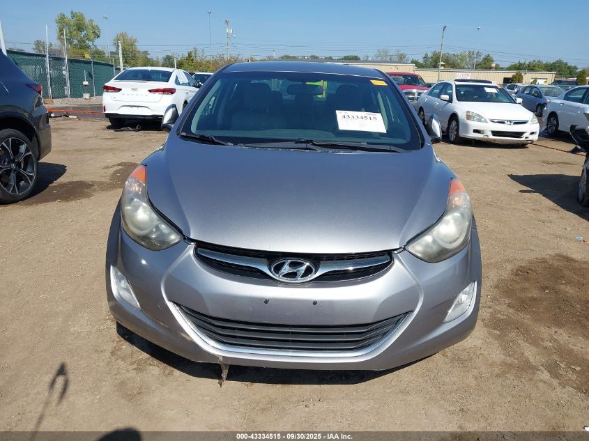 2012 Hyundai Elantra Gls (Ulsan Plant) VIN: KMHDH4AE4CU433857 Lot: 43334515