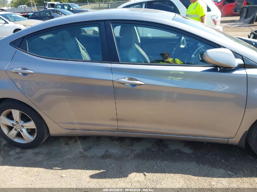 2012 Hyundai Elantra Gls (Ulsan Plant) VIN: KMHDH4AE4CU433857 Lot: 43334515