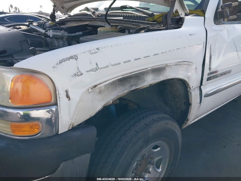 2002 GMC Sierra 2500Hd Sle VIN: 1GTHC29162E133711 Lot: 43334528