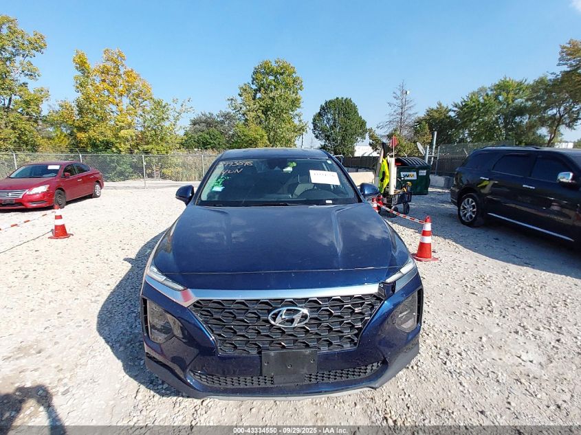 2019 Hyundai Santa Fe Se VIN: 5NMS2CAD8KH128415 Lot: 43334550