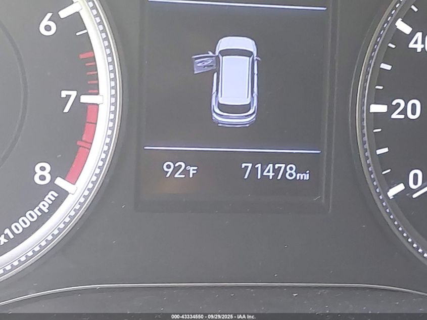 2019 Hyundai Santa Fe Se VIN: 5NMS2CAD8KH128415 Lot: 43334550