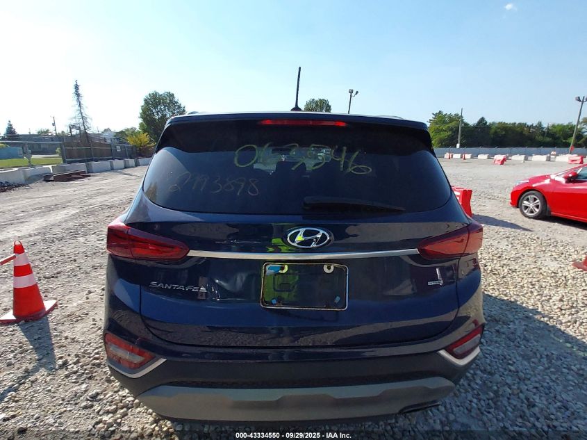 2019 Hyundai Santa Fe Se VIN: 5NMS2CAD8KH128415 Lot: 43334550