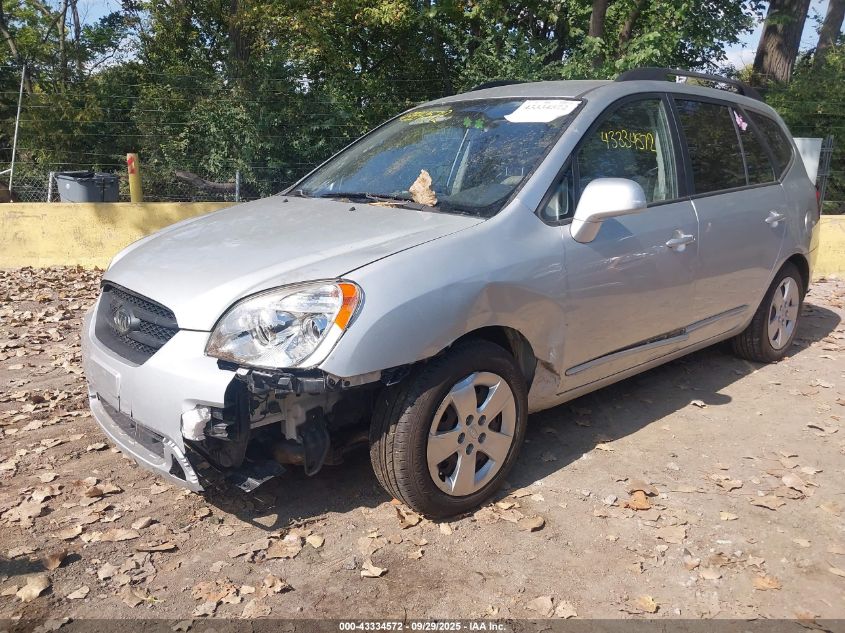 2009 Kia Rondo Lx VIN: KNAFG528297224216 Lot: 43334572