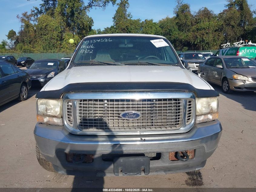 2002 Ford Excursion Xlt VIN: 1FMNU41L52EA53370 Lot: 43334586