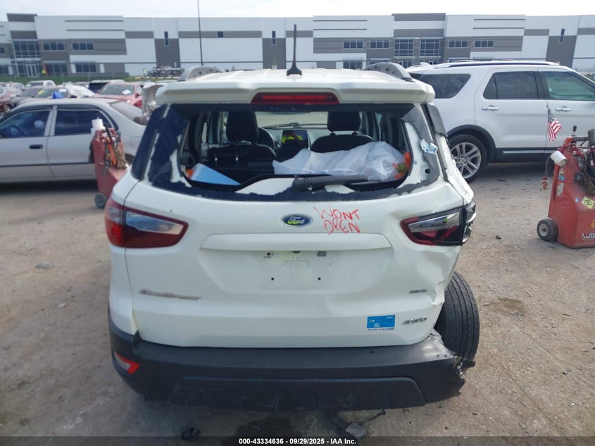 2020 Ford Ecosport Ses VIN: MAJ6S3JL9LC371441 Lot: 43334636