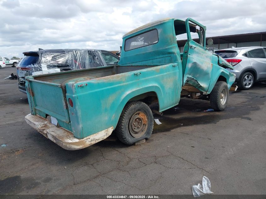 000000F10J0R33000 1960 FORD F100 photo no. 4