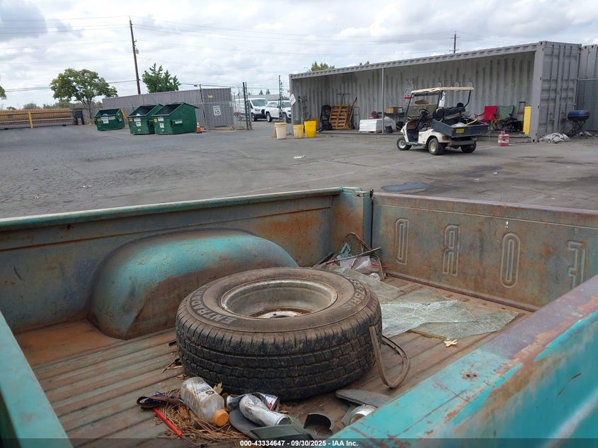 1960 Ford F100 VIN: 000000F10J0R33000 Lot: 43334647