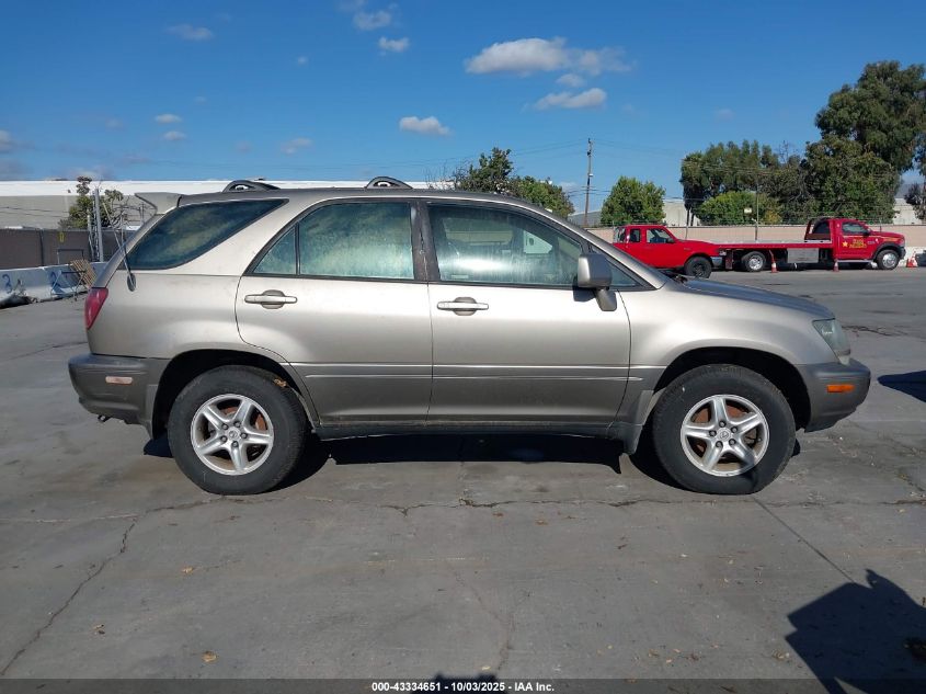 2000 Lexus Rx 300 VIN: JT6GF10U9Y0057838 Lot: 43334651