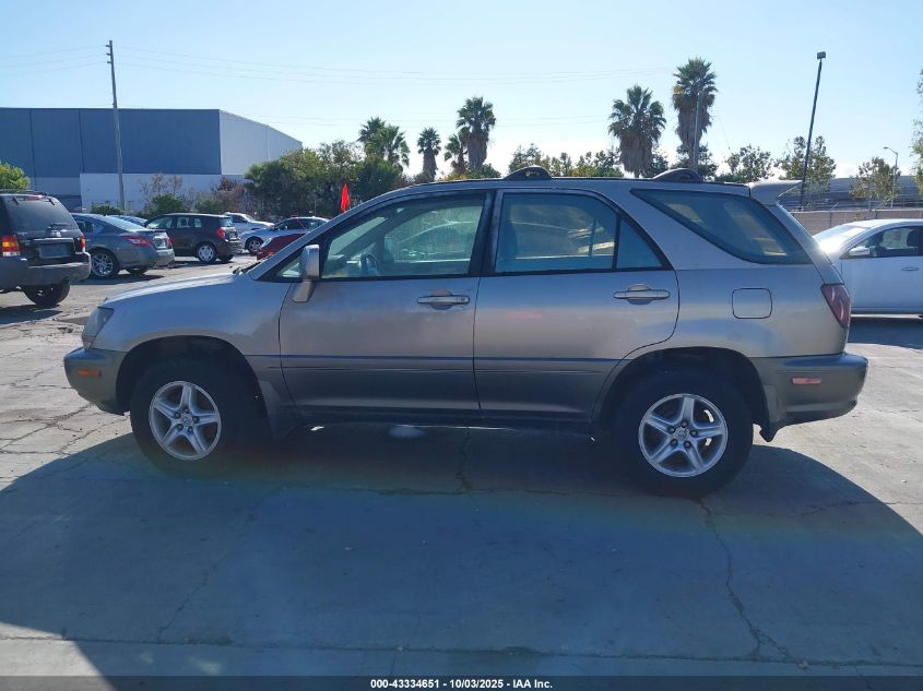 2000 Lexus Rx 300 VIN: JT6GF10U9Y0057838 Lot: 43334651
