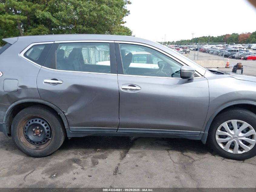 2015 Nissan Rogue S VIN: KNMAT2MVXFP500776 Lot: 43334681