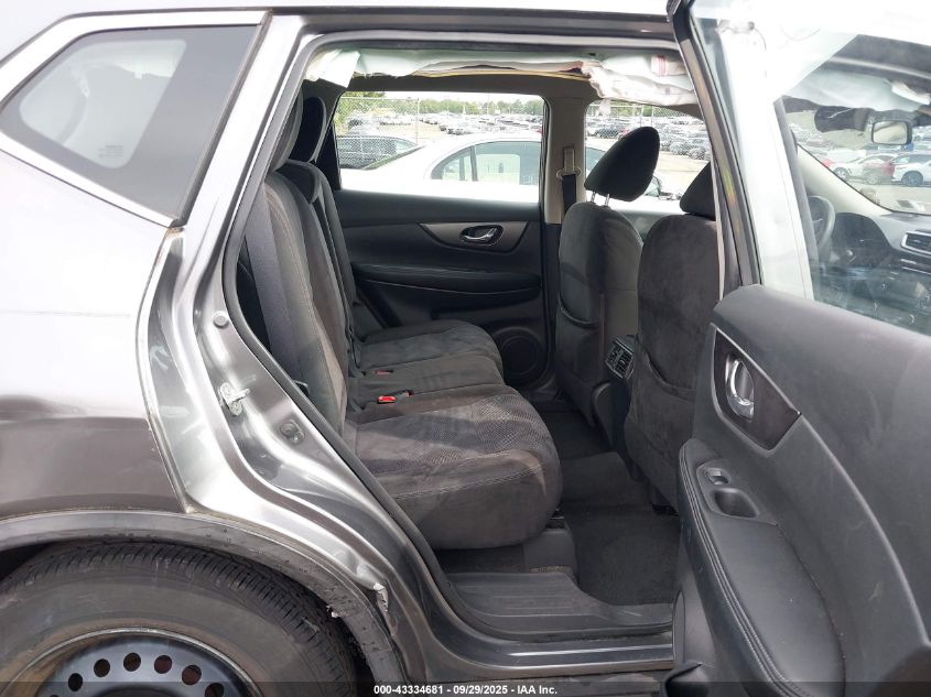 2015 Nissan Rogue S VIN: KNMAT2MVXFP500776 Lot: 43334681