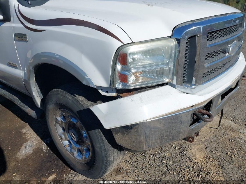 2005 Ford F-250 Lariat/Xl/Xlt VIN: 1FTSW21P25EA76604 Lot: 43334705