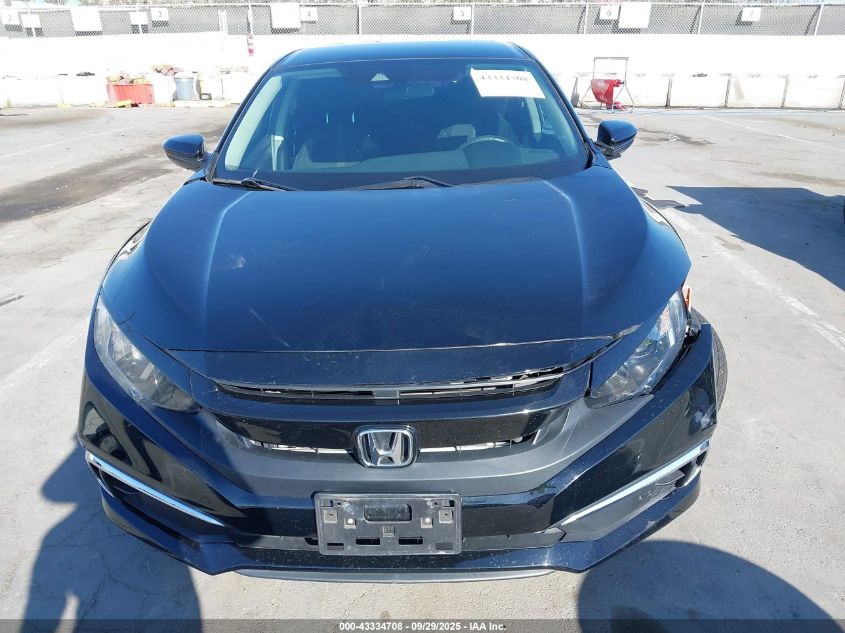 2020 Honda Civic Lx VIN: 19XFC2F62LE213214 Lot: 43334708