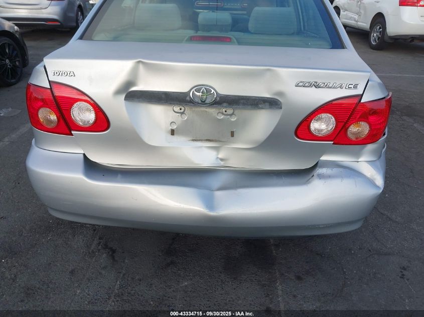 2006 Toyota Corolla Ce VIN: JTDBR32E560070000 Lot: 43334715