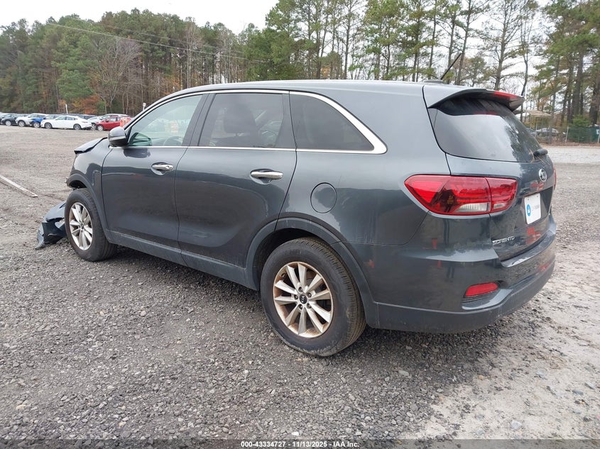 Vin: 5xypg4a36lg680589, lot: 43829436, kia sorento 2.4l lx 20203