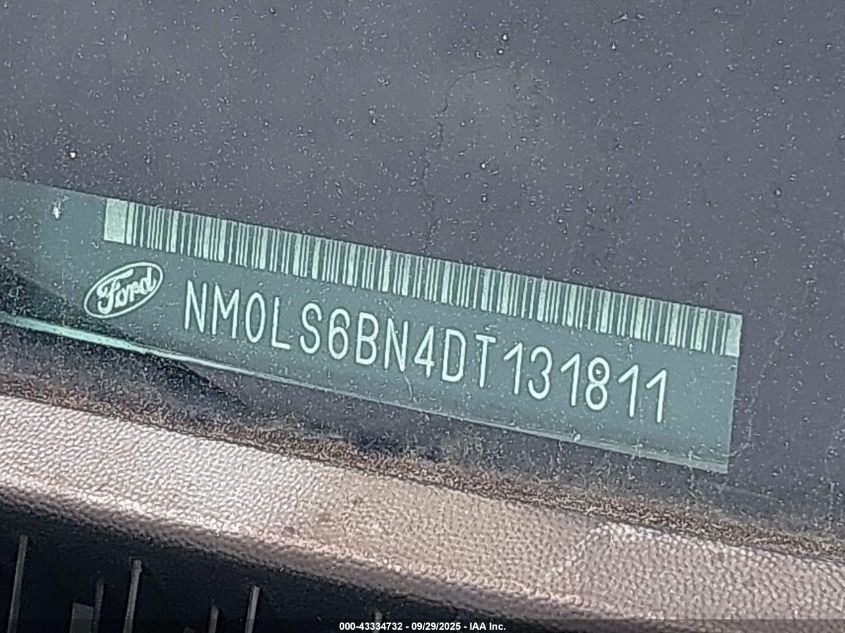 2013 Ford Transit Connect Xlt VIN: NM0LS6BN4DT131811 Lot: 43334732