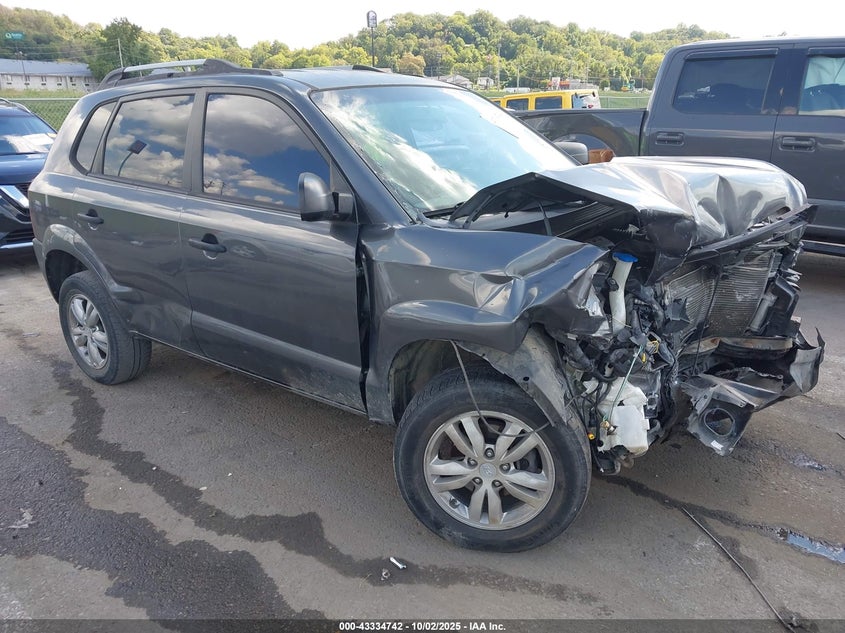 2009 Hyundai Tucson Gls grey other gasoline KM8JM12B29U034178 photo #1
