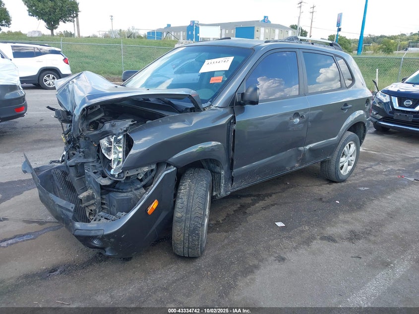 2009 Hyundai Tucson Gls grey other gasoline KM8JM12B29U034178 photo #3
