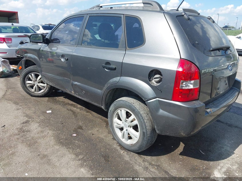 2009 Hyundai Tucson Gls grey other gasoline KM8JM12B29U034178 photo #4