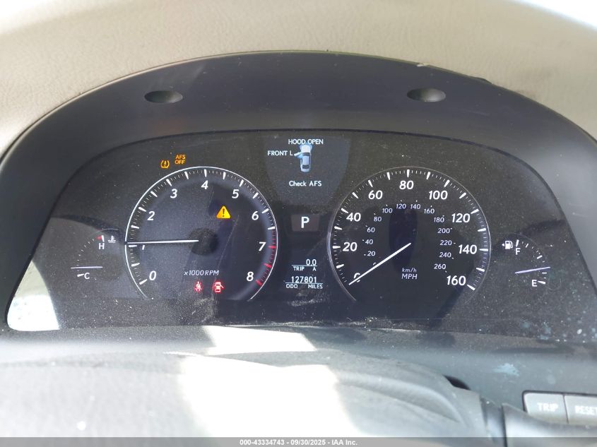 2011 Lexus Ls 460 VIN: JTHBL5EF5B5103266 Lot: 43334743