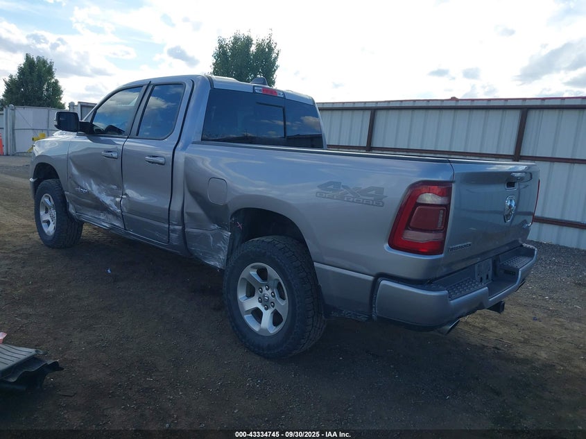 2019 RAM 1500 BIG HORN/LONE STAR  4X4 6'4 BOX 1C6SRFBT2KN733222