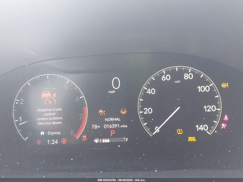 2025 Honda Cr-V Ex-L Awd VIN: 7FARS4H76SE009403 Lot: 43334762